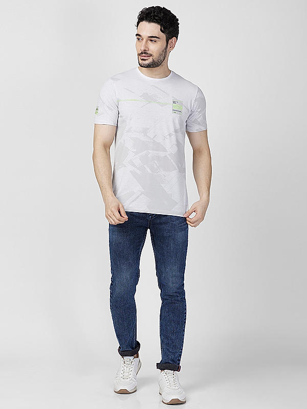 Killer Men White Regular Slim Fit T-Shirts