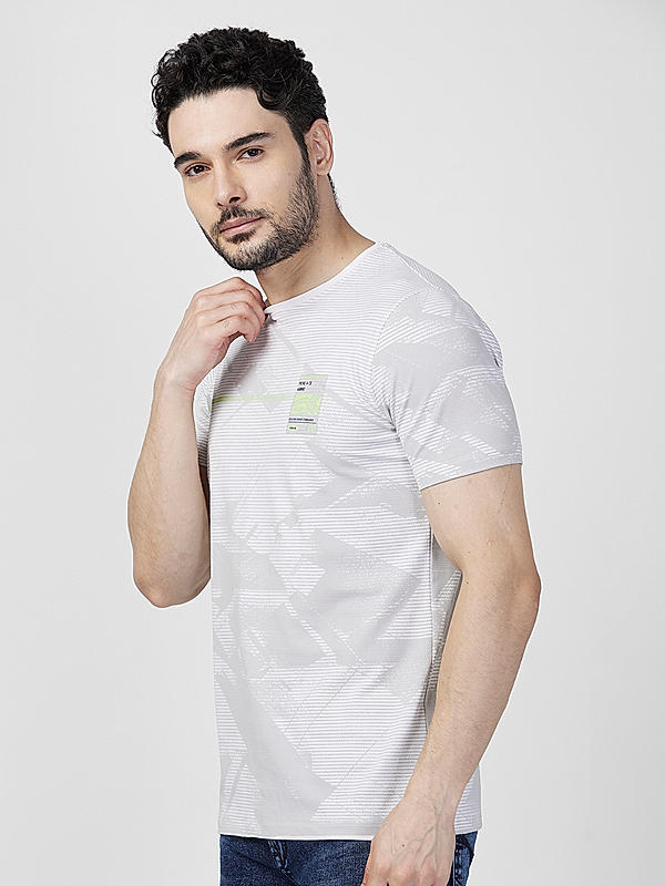 Killer Men White Regular Slim Fit T-Shirts