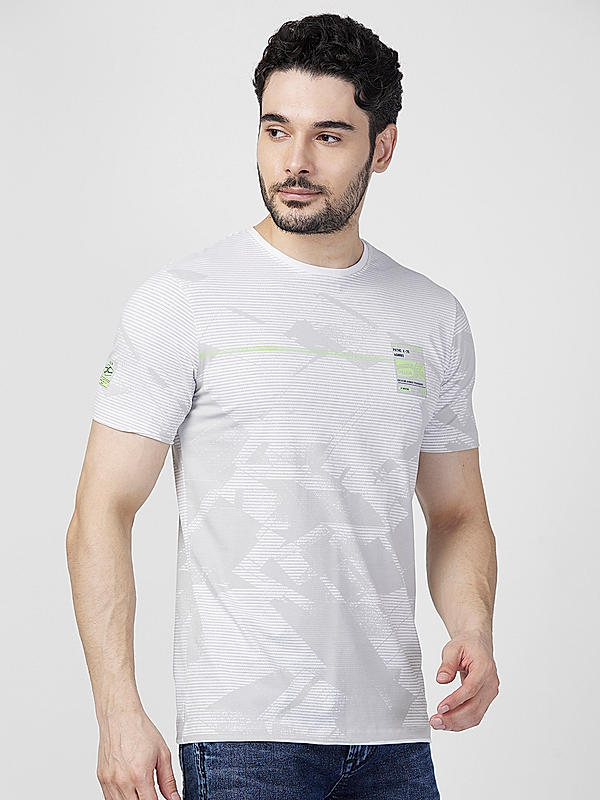 Killer Men White Regular Slim Fit T-Shirts