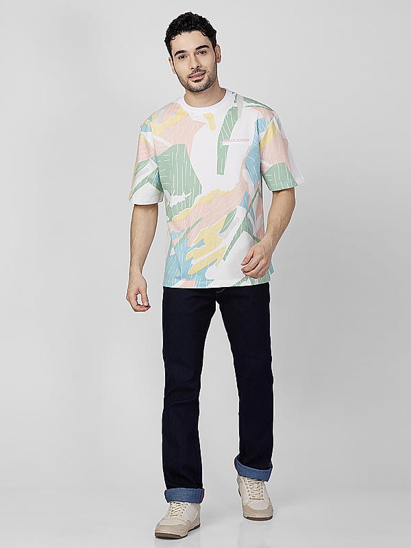 Killer Men Multicolour Regular Slim Fit T-Shirts