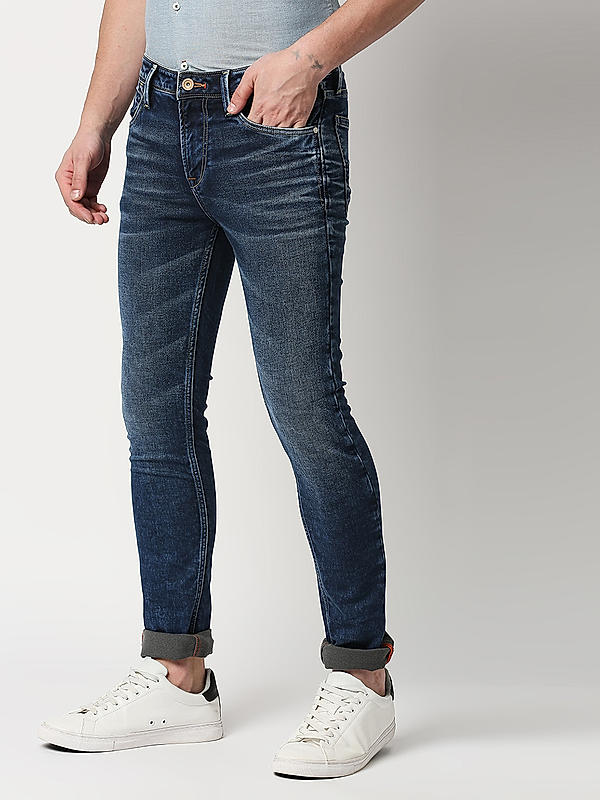 Killer Blue Solid Slim Fit Jeans