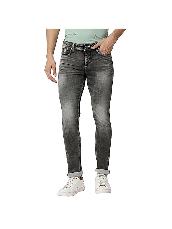 Killer Slim Fit Solid Grey Jeans For Men's