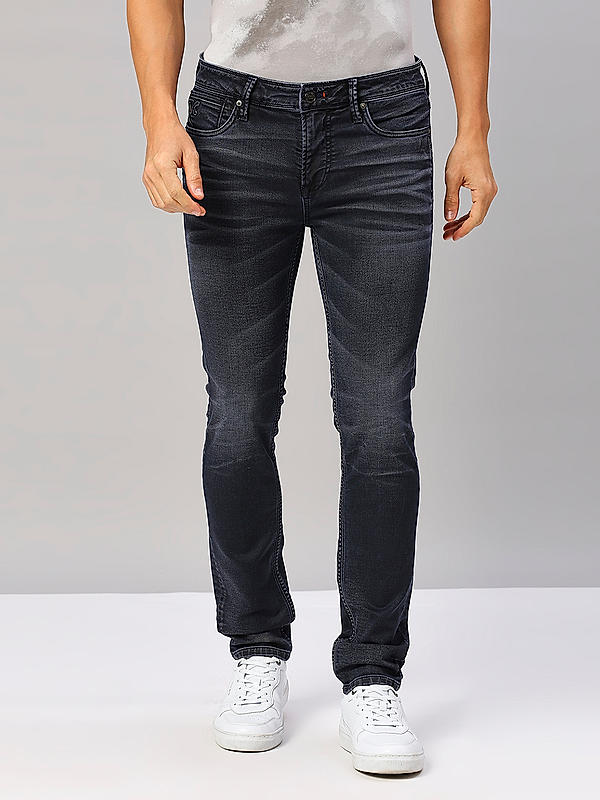 Killer Men Blue Slim Fit Solid Casual Jeans