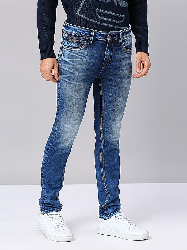 Killer Men Light Blue Slim Fit Solid Casual Jeans