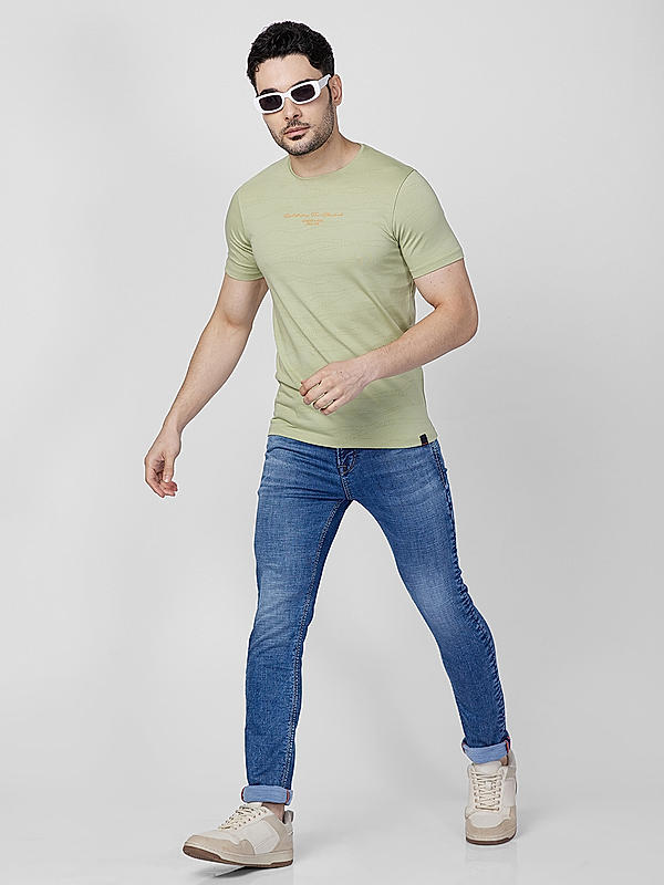 Killer Men Light Blue Slim Fit Solid Casual Jeans