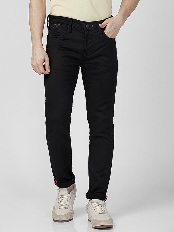 Killer Men Black Slim Fit Solid Casual Jeans