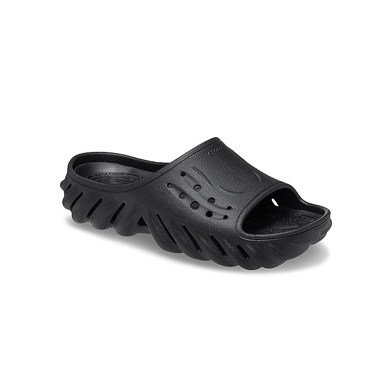 CROCS BLACK UNISEX ECHO FLIP FLOPS