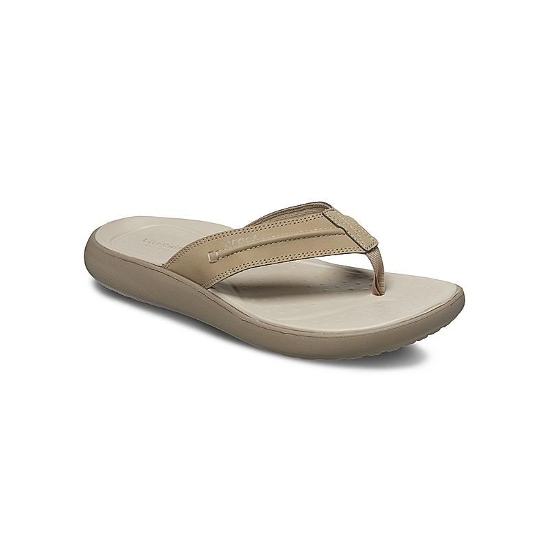 CROCS KHAKI MEN YUKON VISTA II FLIP FLOPS