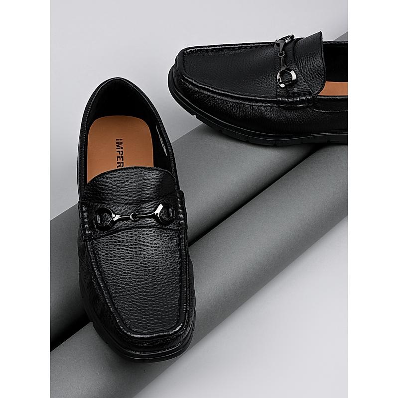 Imperio Black Men Classic Must-Have Loafers