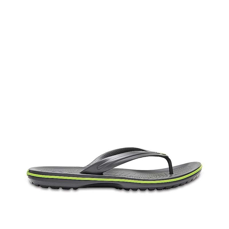 CROCS GREY UNISEX CROCBAND FLIP FLOPS