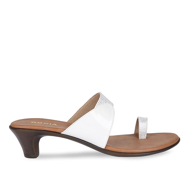 Rocia White Women One Toe Sandals