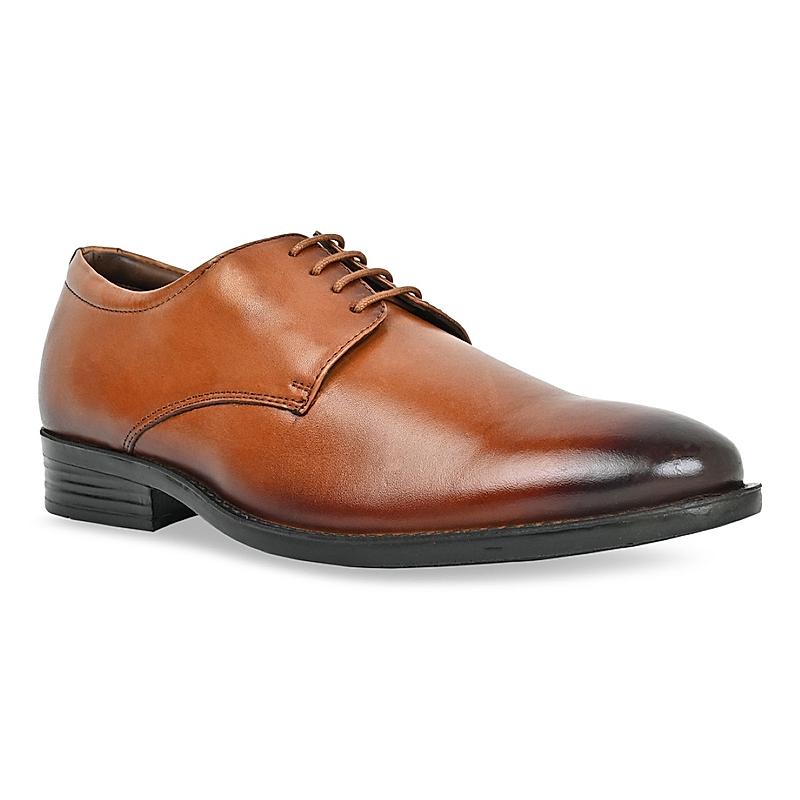 Regal Tan Mens Leather Lace Up Shoes