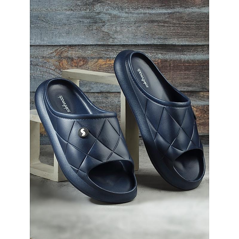 SOLE THREADS NAVY MEN DRIBBLE SLIDES