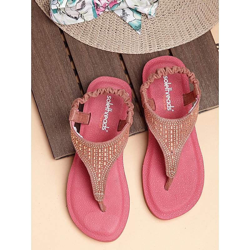 SOLE THREADS PINK WOMEN YOGA SANDAL SANDALS