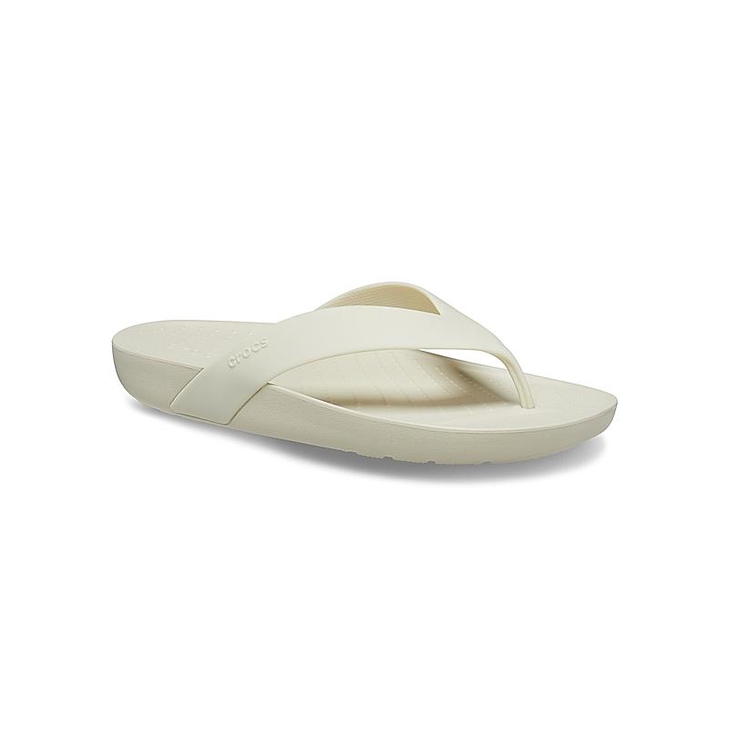 CROCS BEIGE WOMEN SPLASH FLIP FLOPS