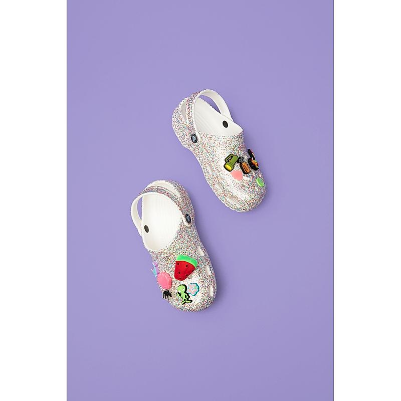 CROCS MULTI KIDS CLASSIC SPRINKLES GLITTER CLOGS