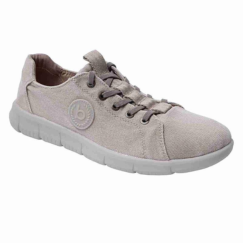 BUGATTI BEIGE MEN LACE UP SNEAKERS