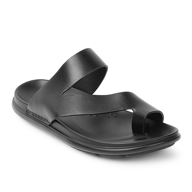 GABICCI BLACK MEN SANDALS