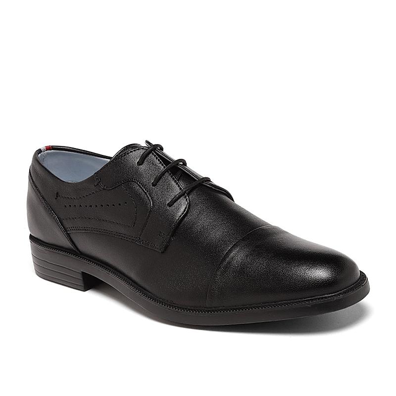 GABICCI BLACK MEN DERBY SHOES