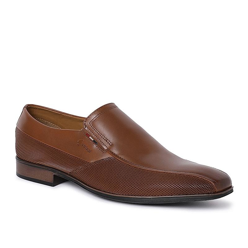 GABICCI TAN MEN FORMAL SLIP-ONS