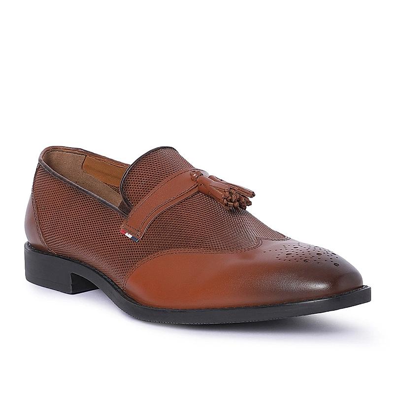 GABICCI TAN MEN FORMAL SLIP-ONS