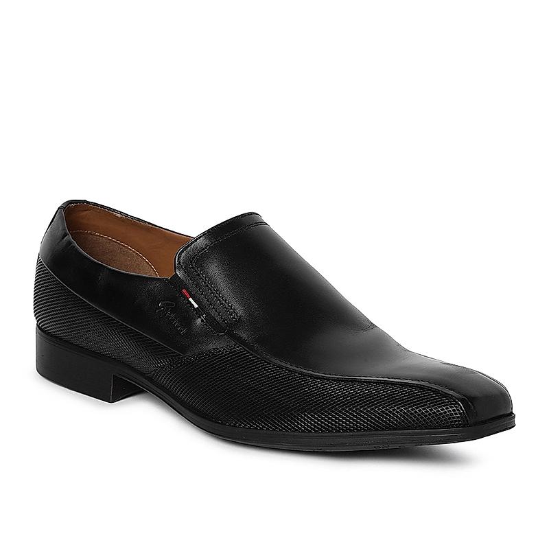 GABICCI BLACK MEN FORMAL SLIP-ONS