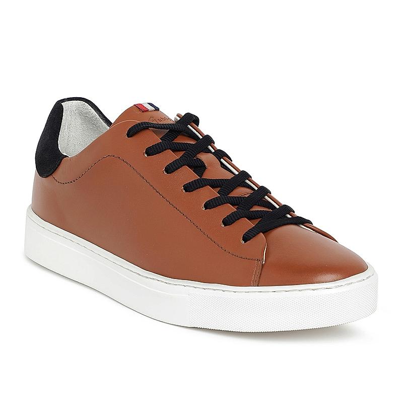 GABICCI TAN MEN LACE UP SNEAKERS