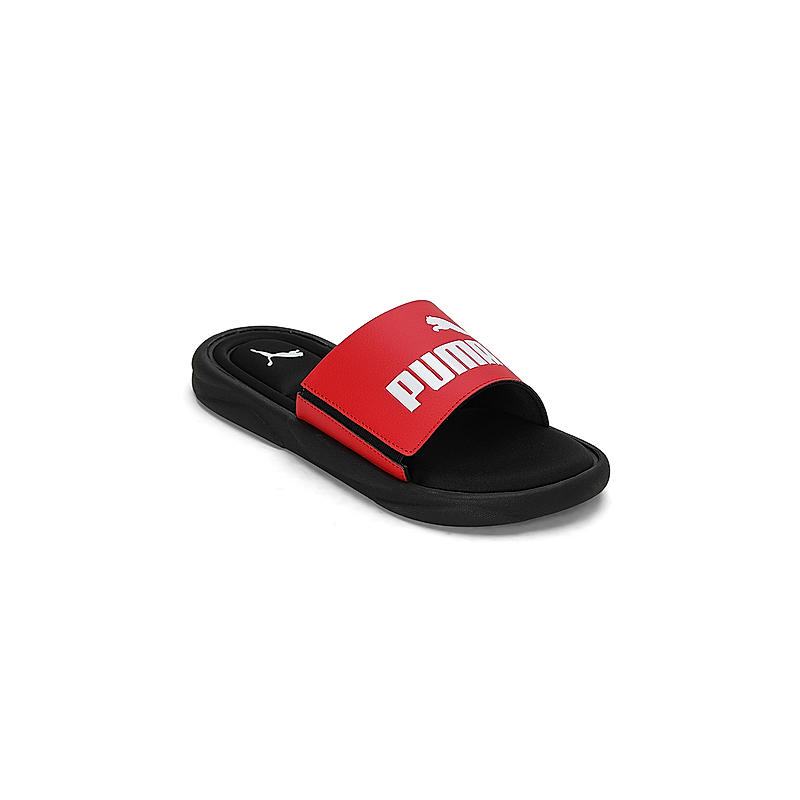 PUMA RED UNISEX ROYALCAT MEMORY FOAM FLIP FLOPS