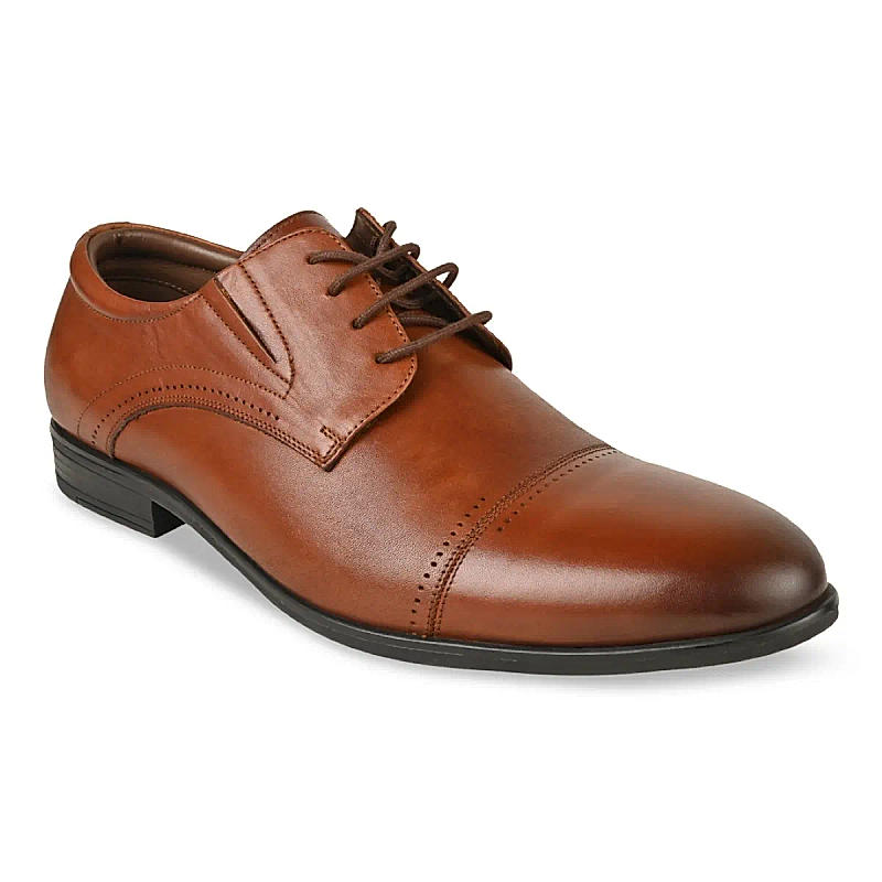 Imperio Tan Men Formal Lace Up Oxfords