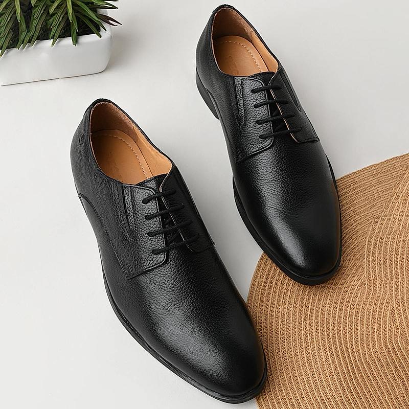 Regal Black Men Classic Leather Formal Lace Ups