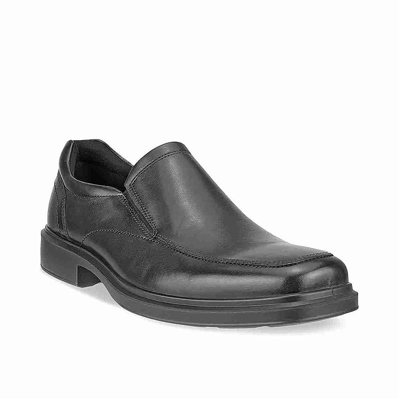 ECCO BLACK MEN HELSINKI 2 FORMAL SLIP-ONS