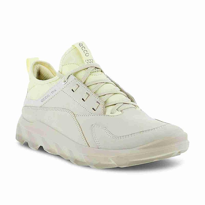 ECCO BEIGE WOMEN MX W LACE-UP SNEAKERS