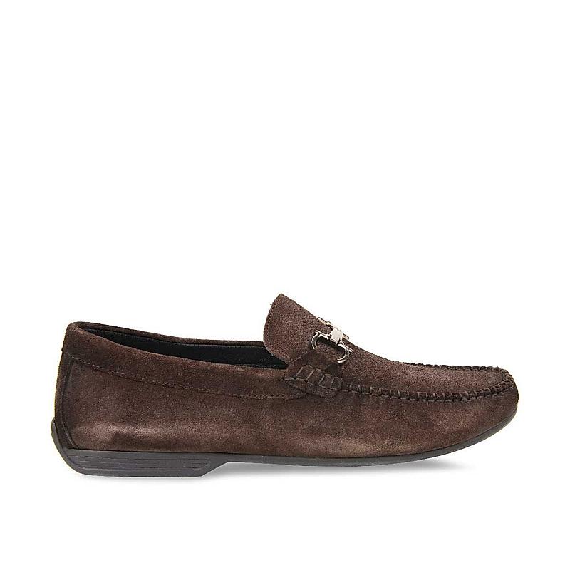 Regal Mens Brown Leather Suede Loafers