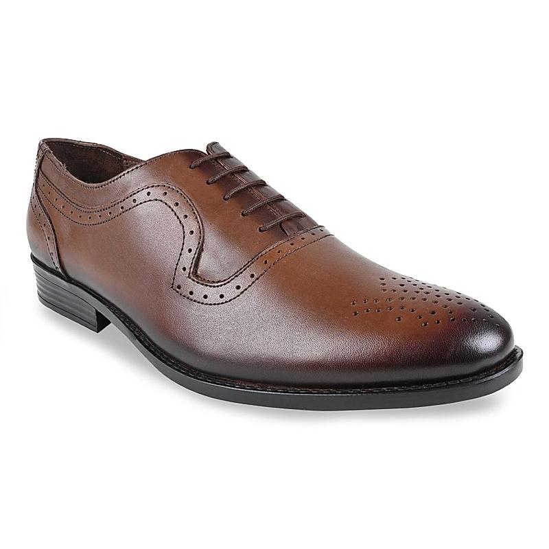 Regal Brown Men Leather Lace Up Shoes