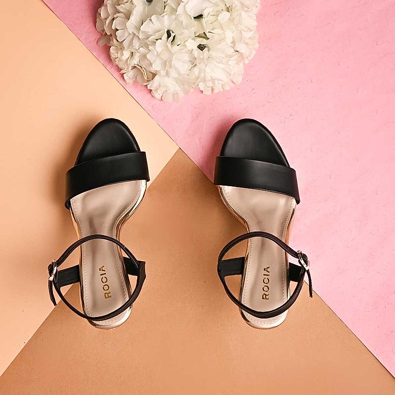 Rocia Black Women Strappy Stilettos