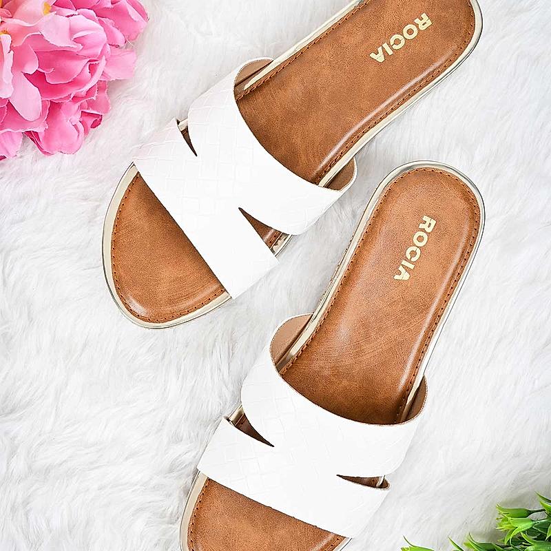 Rocia White Women Casual Sandal