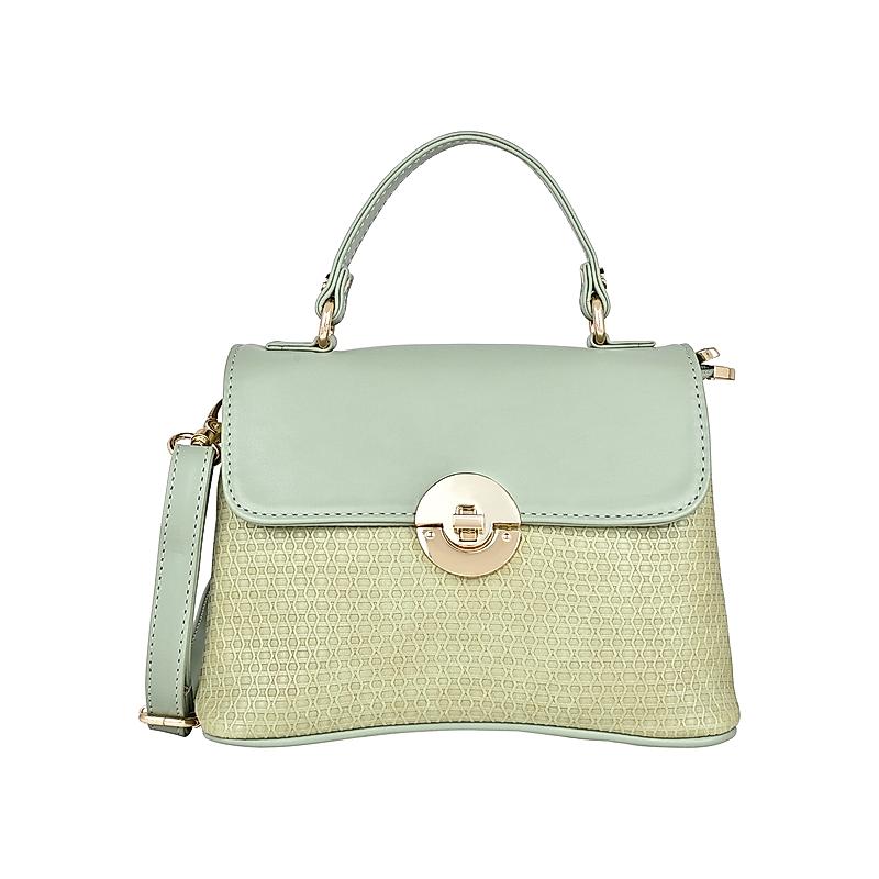 Rocia Green Women Textured Bag