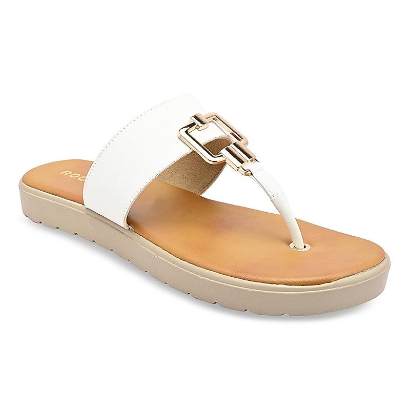 Rocia White Women Casual Flats