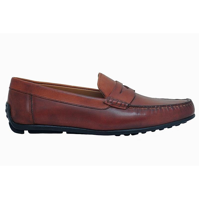 NAPOLI PELLE TAN MEN FRENCH LEATHER DRIVING LOAFER