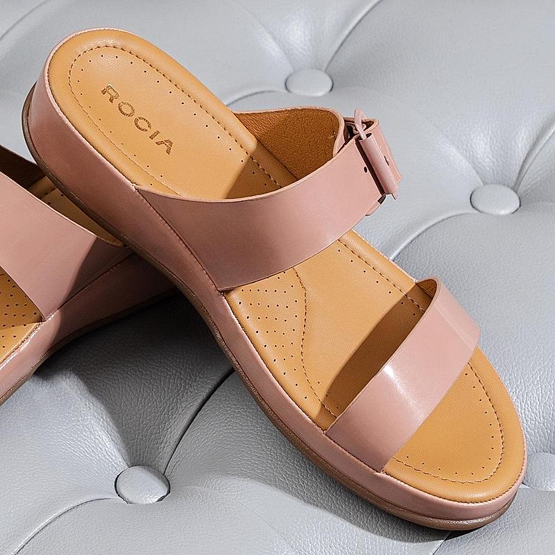 ROCIA PINK WOMEN PATENT CASUAL FLATS