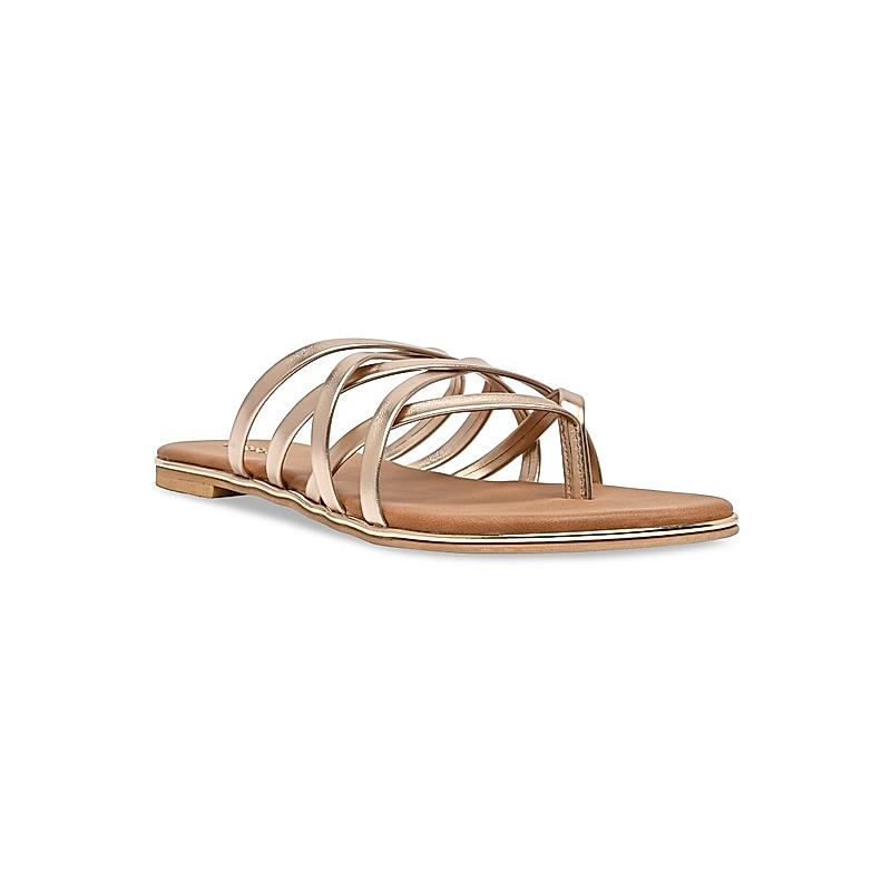 Rocia Rose Gold Women Strappy Flats