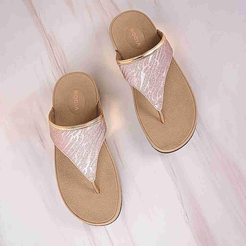 Rocia Rose Gold Women Casual Flats