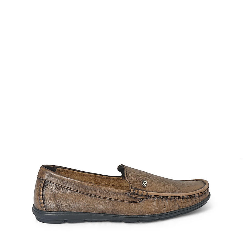 ID Mens Tan Loafers