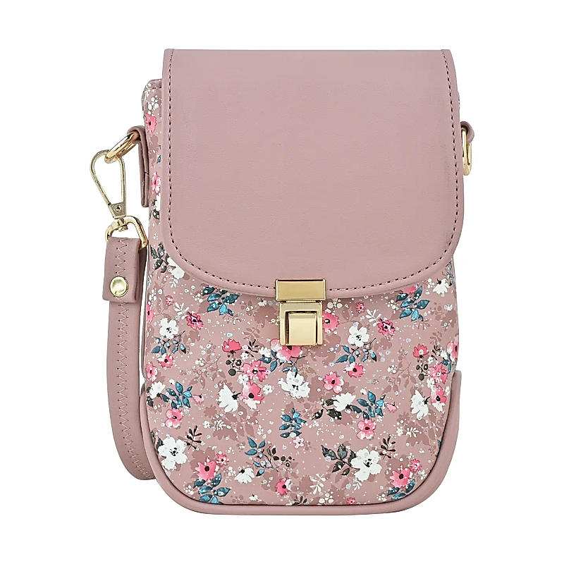 ROCIA Pink Women Casual printed Cross Body