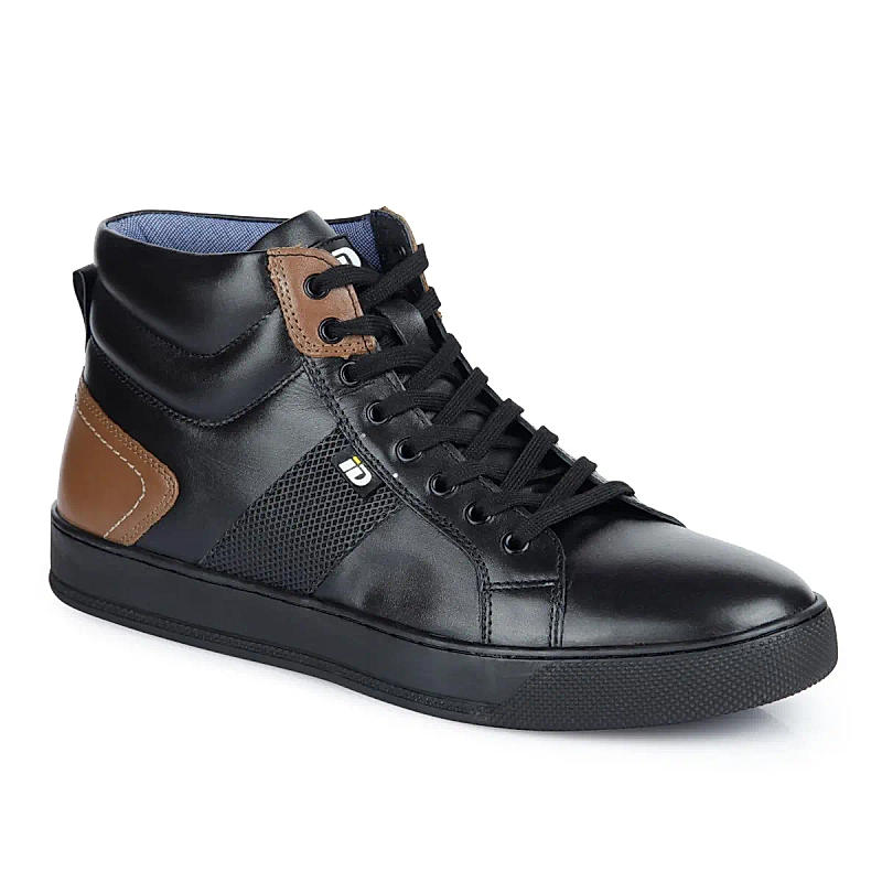 ID Mens Black Sneakers