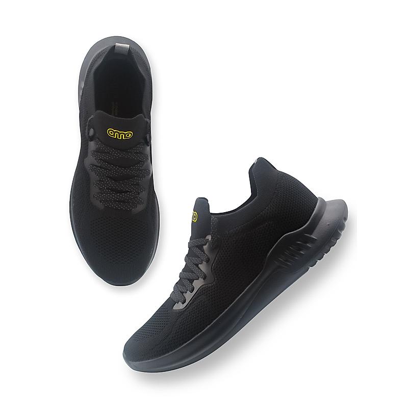 AMP BLACK MEN SLIP-ON SNEAKERS