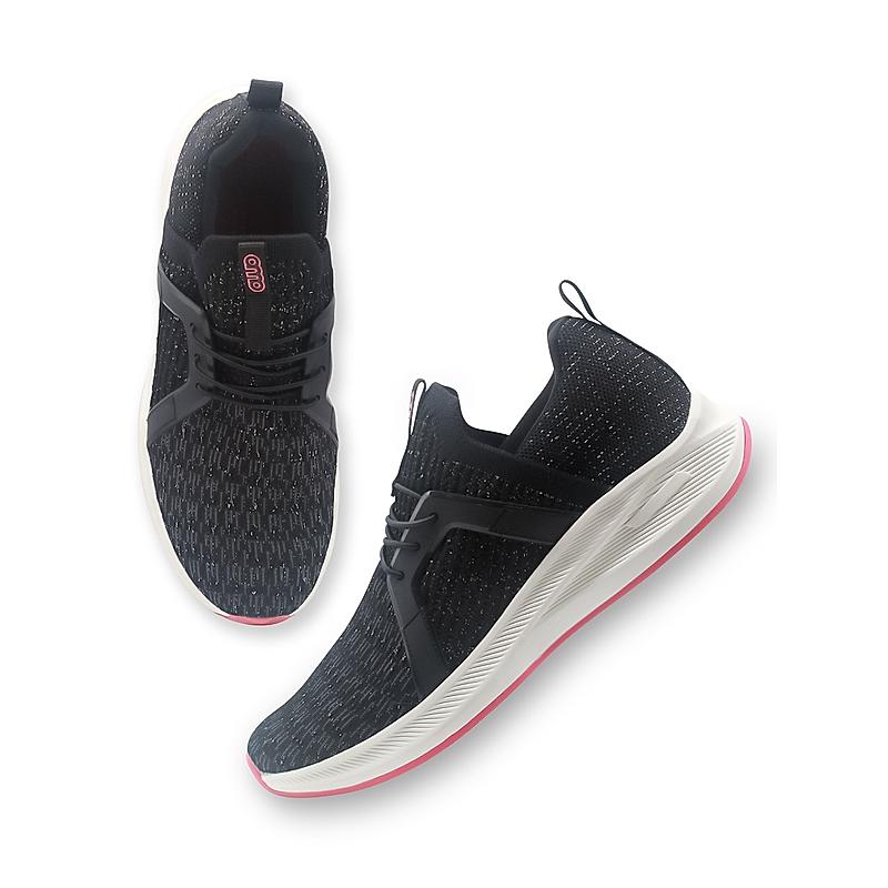 AMP BLACK WOMEN SLIP-ON SNEAKERS