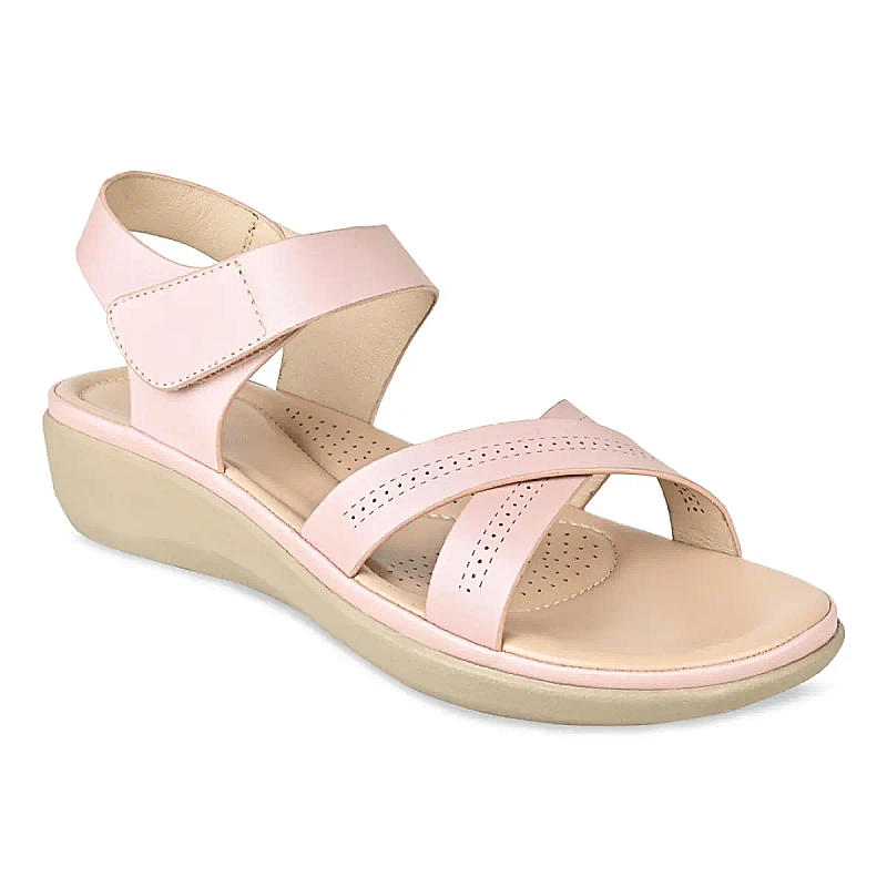 Rocia Pink Women Comfort Flat Sandals