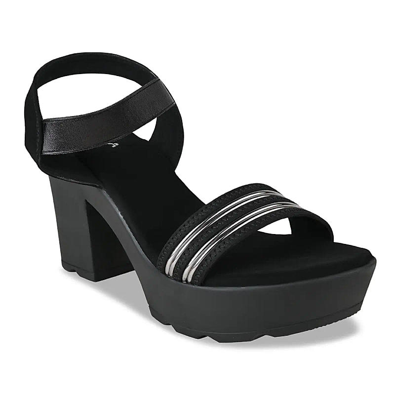 Rocia Black Women High Platform Sandals