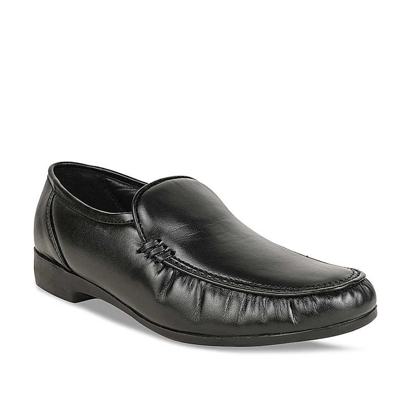 Regal Black Men Flexible Formal Slip On